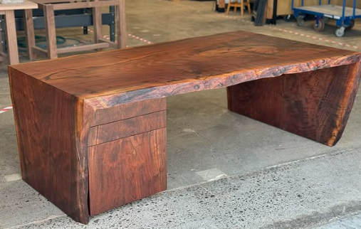 live edge office desk